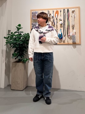 「BAYFLOW（ベイフロー）のアイテム」を使った、あおいさん（メンズ・164cm）の春コーディネート