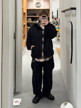 「BAYFLOW（ベイフロー）のアイテム」を使った、あおいさん（メンズ・164cm）の秋コーディネート