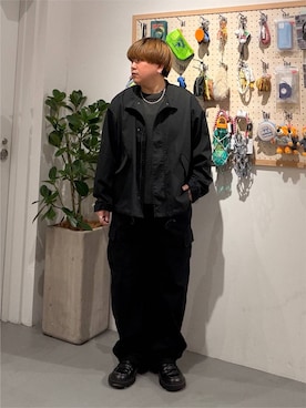 「BAYFLOW（ベイフロー）のアイテム」を使った、あおいさん（メンズ・164cm）の秋コーディネート