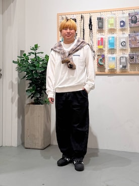 「アイテム（その他シューズ）」を使った、あおいさん（メンズ・164cm）の秋コーディネート