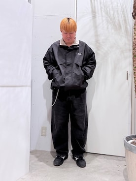 「アイテム（チャーム）」を使った、あおいさん（メンズ・164cm）の秋コーディネート