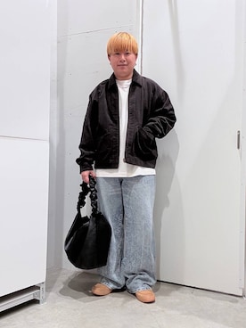 「アイテム（その他アウター）」を使った、あおいさん（メンズ・164cm・20代）の秋コーディネート