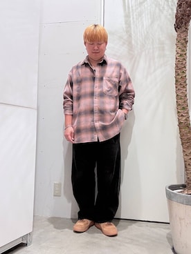 「BAYFLOW（ベイフロー）のアイテム（アクセサリー）」を使った、あおいさん（メンズ・164cm）の秋コーディネート