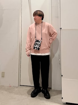 「BAYFLOW（ベイフロー）のアイテム」を使った、あおいさん（メンズ・164cm）の春コーディネート