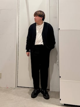 「BAYFLOW（ベイフロー）のアイテム」を使った、あおいさん（メンズ・164cm）の春コーディネート