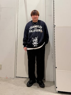 「BAYFLOW（ベイフロー）のアイテム」を使った、あおいさん（メンズ・164cm）の春コーディネート