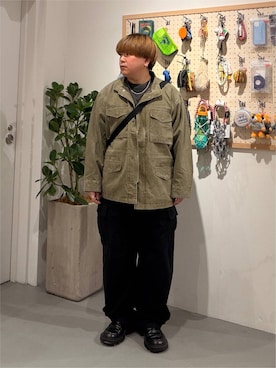 「BAYFLOW（ベイフロー）のアイテム」を使った、あおいさん（メンズ・164cm）の秋コーディネート