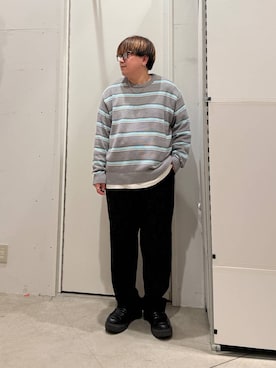 「BAYFLOW（ベイフロー）のアイテム」を使った、あおいさん（メンズ・164cm）の春コーディネート