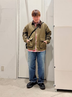 「GERRY（ジェリー）のアイテム」を使った、あおいさん（メンズ・164cm）の冬コーディネート