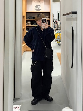「BAYFLOW（ベイフロー）のアイテム」を使った、あおいさん（メンズ・164cm）の秋コーディネート