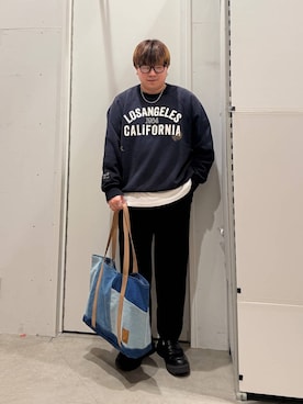 「BAYFLOW（ベイフロー）のアイテム」を使った、あおいさん（メンズ・164cm）の春コーディネート