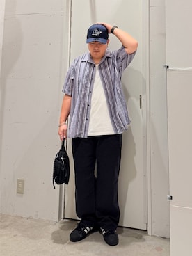 「GERRY（ジェリー）のアイテム」を使った、あおいさん（メンズ・164cm）の夏コーディネート