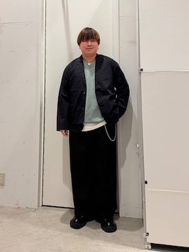 「BAYFLOW（ベイフロー）のアイテム」を使った、あおいさん（メンズ・164cm）の春コーディネート