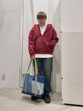 「RED KAP（レッドキャップ）のアイテム」を使った、あおいさん（メンズ・164cm）の冬コーディネート