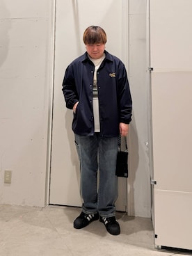 「BAYFLOW（ベイフロー）のアイテム」を使った、あおいさん（メンズ・164cm）の春コーディネート