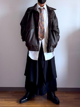 「CLEL（クレイル）のアイテム（ジャケット/アウター）」を使った、murabito817さん（骨格ナチュラル・メンズ・158cm）の秋コーディネート