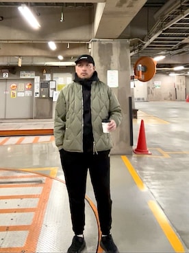 「LACOSTE（ラコステ）のアイテム」を使った、ゴル髭さん（メンズ・176cm）の春コーディネート