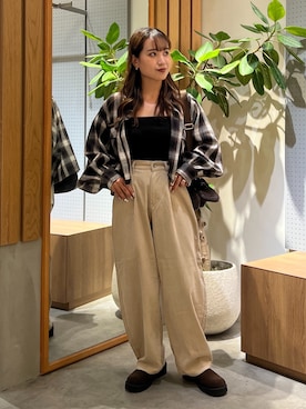 「FREE'S MART（フリーズマート）のアイテム」を使った、Miyuさん（レディース・150cm）の秋コーディネート