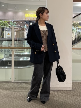 「アイテム（その他トップス）」を使った、Miyuさん（レディース・150cm）の秋コーディネート