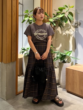 「アイテム（トップス）」を使った、Miyuさん（レディース・150cm）の夏コーディネート