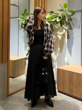 「FREE'S MART（フリーズマート）のアイテム」を使った、Miyuさん（レディース・150cm）の秋コーディネート