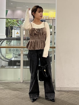 「アイテム（その他トップス）」を使った、Miyuさん（レディース・150cm）の秋コーディネート