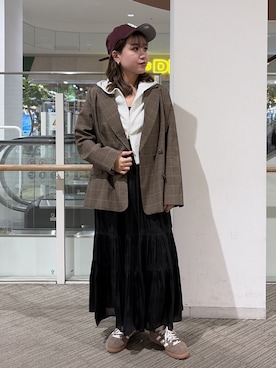 「FREE'S MART（フリーズマート）のアイテム」を使った、Miyuさん（レディース・150cm）の春コーディネート