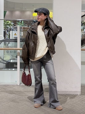 Miyuさん（レディース・150cm）の冬コーディネート