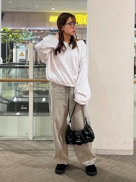 「ダテメガネ」｜Miyuさん（レディース・150cm）の秋コーディネート