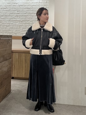 「FREE'S MART（フリーズマート）のアイテム」を使った、Miyuさん（レディース・150cm）の秋コーディネート