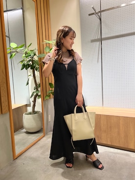 「マーメイド」｜「アイテム（ワンピース/ドレス）」を使った、Miyuさん（レディース・150cm）の春コーディネート