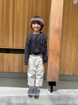 「ユニクロキッズ」｜harutoyuzuさん（キッズ・110cm）の秋コーディネート