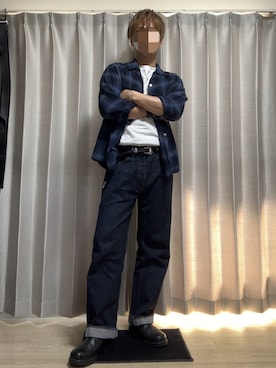 「Blundstone（ブランドストーン）のアイテム」を使った、藤田さん（メンズ・171cm）の秋コーディネート