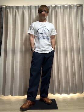 「Danner（ダナー）のアイテム」を使った、藤田さん（メンズ・171cm）の夏コーディネート
