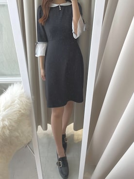 「ミニワンピ」｜renaさん（レディース・158cm）の夏コーディネート