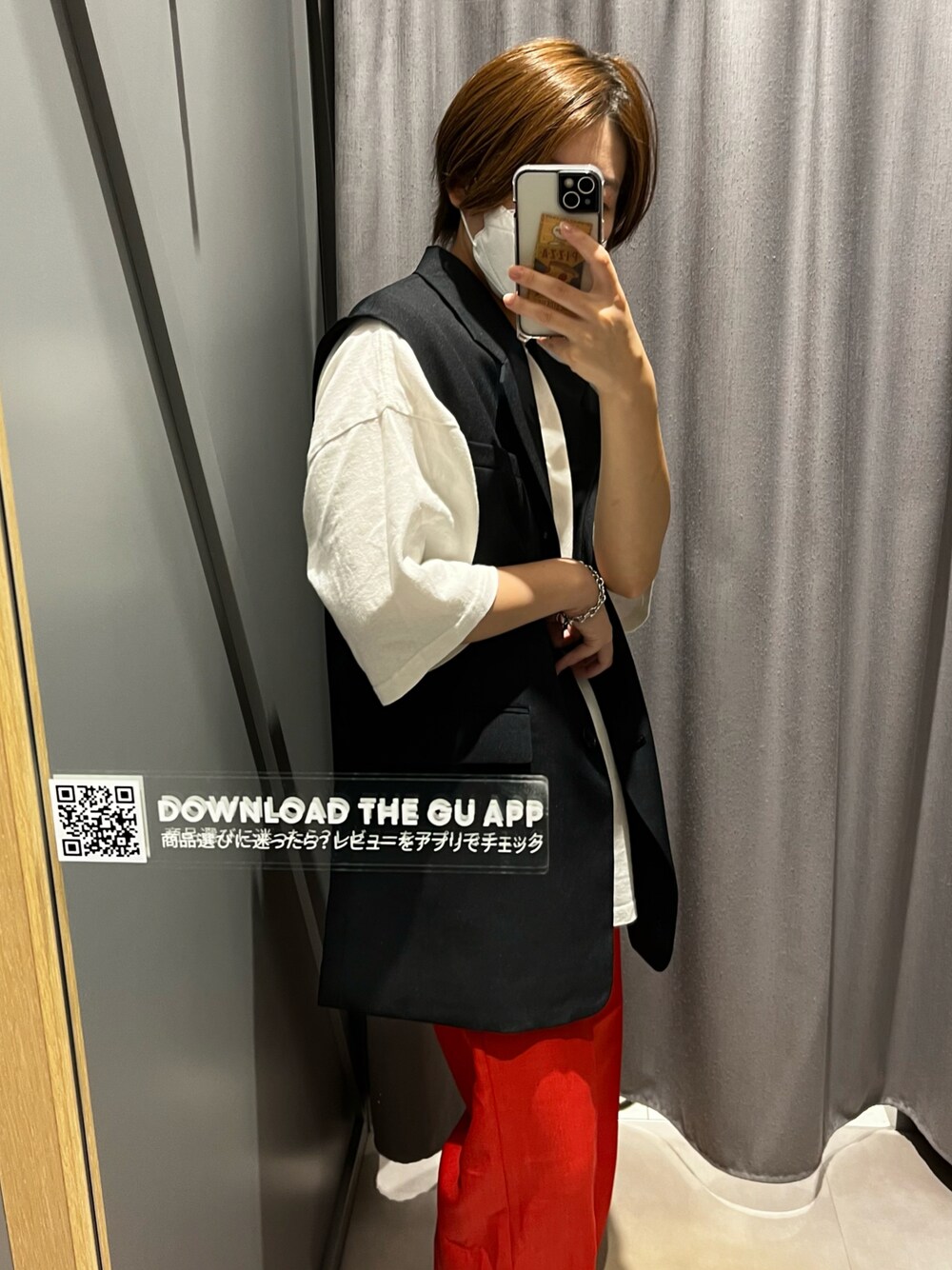「FREAK'S STOREのアイテム（Tシャツ/カットソー、ホワイト系）」を使った、haru さん（レディース・155cm）の夏コーディネートの1枚目の写真