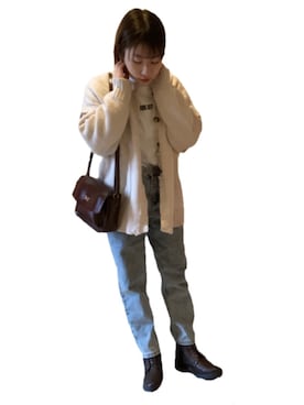 haru さん（レディース・155cm）の冬コーディネート