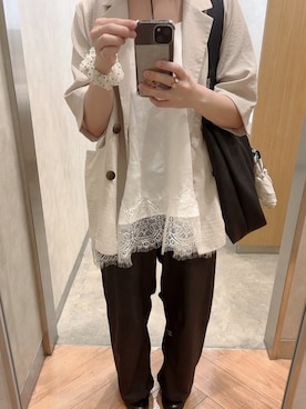 「VIS（ビス）のアイテム」を使った、はむさん（レディース・151cm）の秋コーディネート