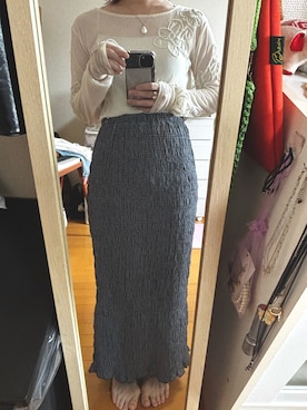「hinari（ヒナリ）のアイテム」を使った、はむさん（レディース・151cm）の夏コーディネート