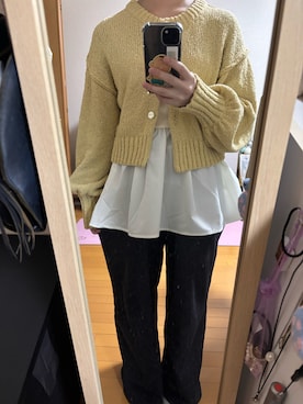 「アイテム（キャミソール）」を使った、はむさん（レディース・151cm）の秋コーディネート