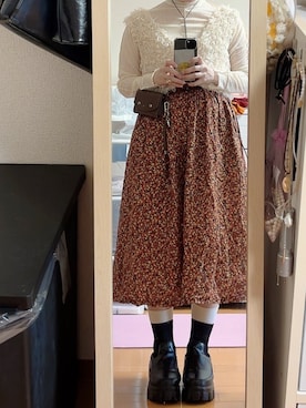 「Kastane（カスタネ）のアイテム」を使った、はむさん（レディース・151cm）の秋コーディネート
