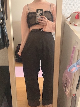 「アイテム（その他トップス）」を使った、はむさん（レディース・151cm）の秋コーディネート