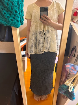 「CPCM（シーピーシーエム）のアイテム」を使った、はむさん（レディース・151cm）の夏コーディネート