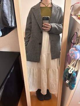 「hinari（ヒナリ）のアイテム」を使った、はむさん（レディース・151cm）の冬コーディネート