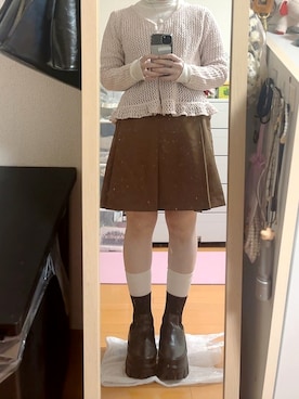 「UNITED ARROWS（ユナイテッドアローズ）のアイテム（トップス）」を使った、はむさん（レディース・151cm）の秋コーディネート