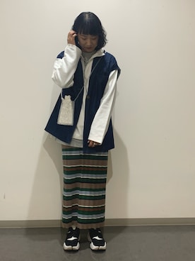 「レイアード」｜nami uruiさん（レディース・162cm）の冬コーディネート