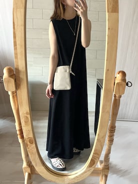 「coca（coca）（コカ）のアイテム（ワンピース/ドレス）」を使った、harumaki3005mさん（レディース・157cm）の夏コーディネート