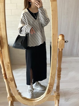 「AKIII CLASSIC（アキクラシック）のアイテム」を使った、harumaki3005mさん（レディース・157cm）の春コーディネート