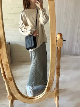 「ISOOK（アイスー）のアイテム（スカート）」を使った、harumaki3005mさん（レディース・157cm）の秋コーディネート