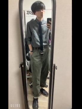 「ワークスタイル」｜灰汁さん（メンズ・174cm）の春コーディネート